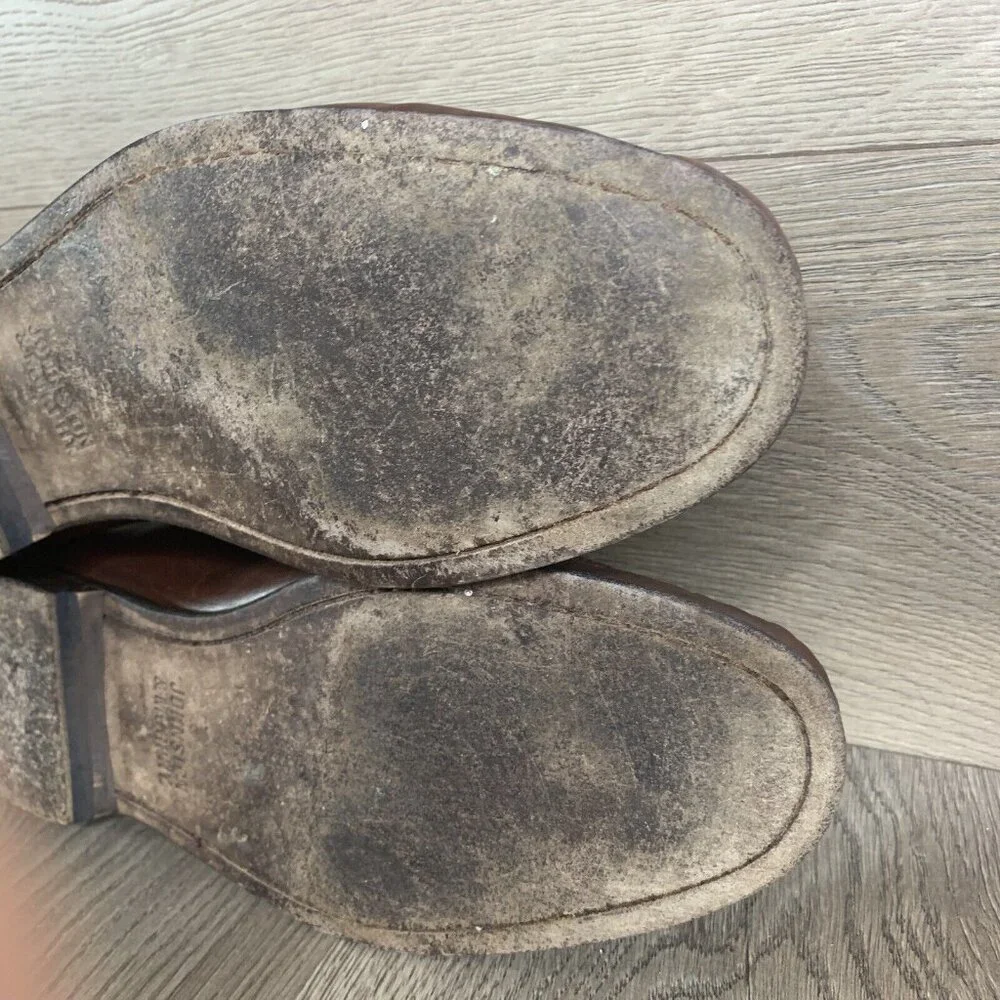 Johnston & Murphy Men's Size 10.5 M Brown Tassel Loafer Style Leather Shoes - Picture 7 of 10